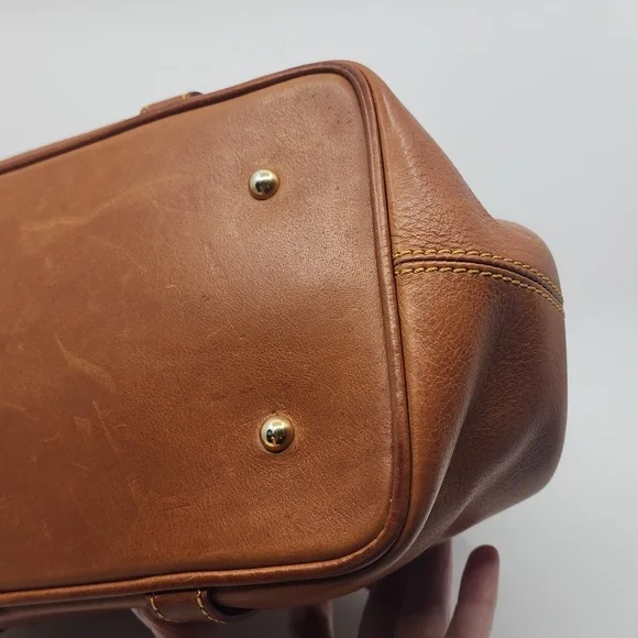 Dooney and Bourke Mitchell Handbag, Whiskey Leather, pre-owned - Picture 8 of 13